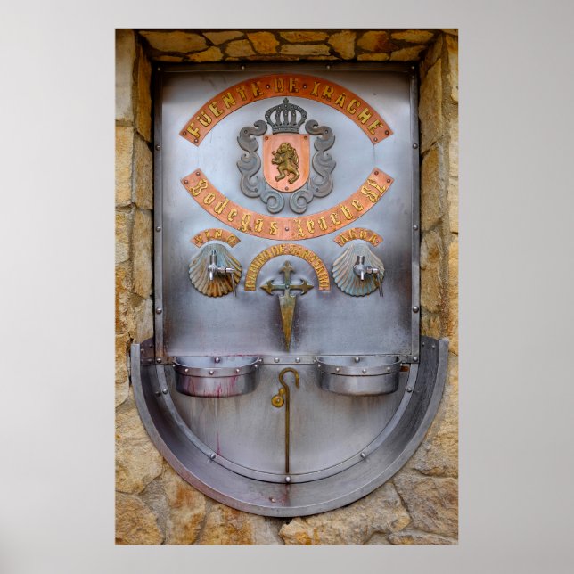 Irache Wine Fountain  Poster (Front)