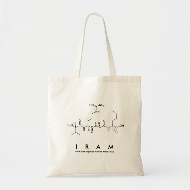 Iram peptide name bag (Front)
