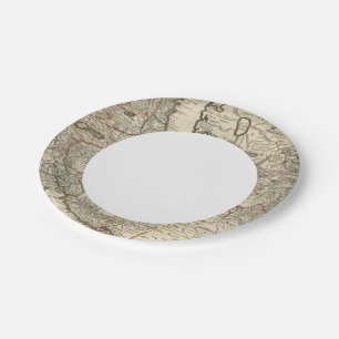 Iran, Afghanistan, Pakistan Paper Plate