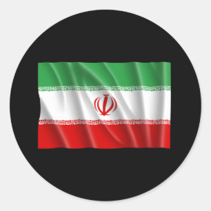 IRAN CLASSIC ROUND STICKER