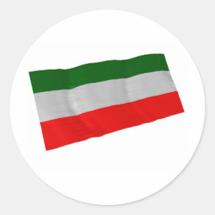 iran classic round sticker