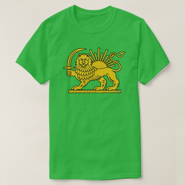 Iran Faded Style Flag Design 1 T-Shirt (Design Front)