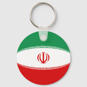 Iran Fisheye Flag Keychain