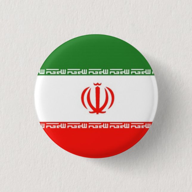 iran-flag 3 cm round badge (Front)