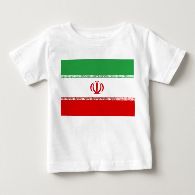 Iran Flag Baby T-Shirt (Front)