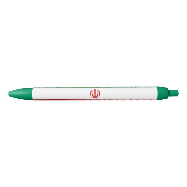 Iran Flag Black Ink Pen (Front)