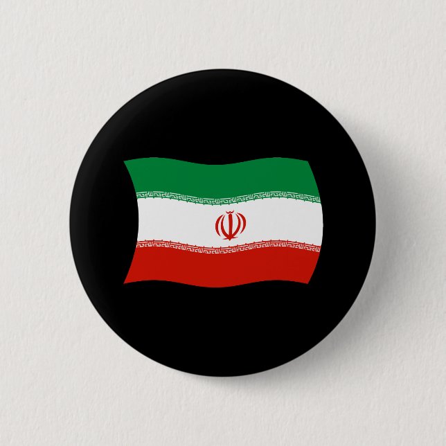 Iran Flag Button (Front)