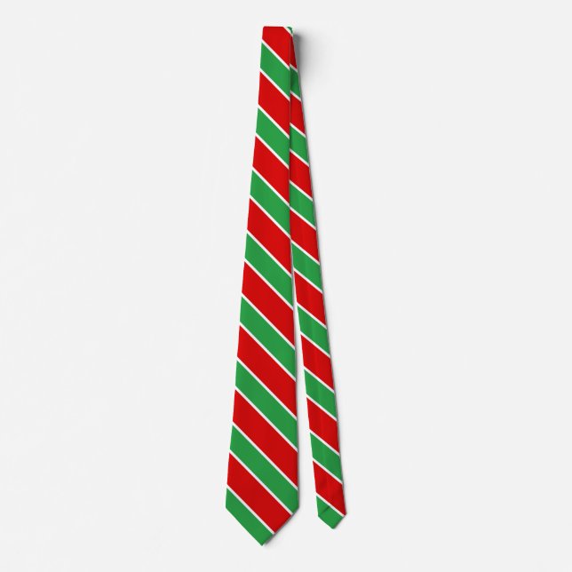 Iran Flag Elegant Patriotic Neck Tie (Front)