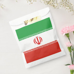 Iran flag favour bags