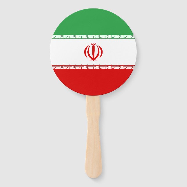 Iran Flag Hand Fan (Front)