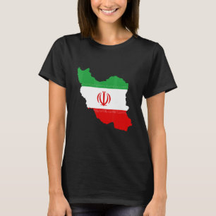 iran flag Iranian map iran for women T-Shirt