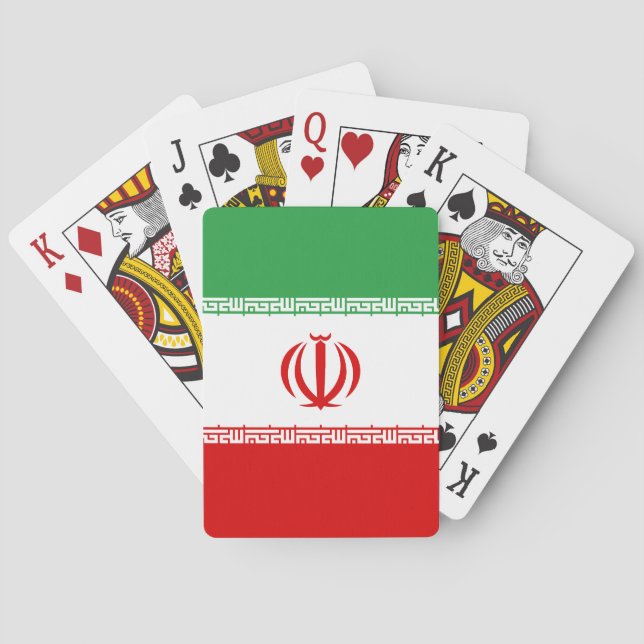 Iran Flag Playing Cards (Back)