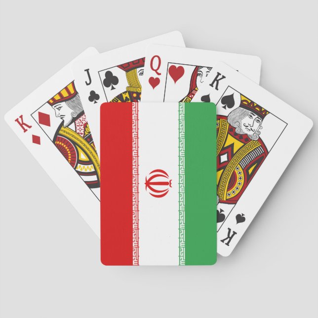 Iran Flag Playing Cards (Back)