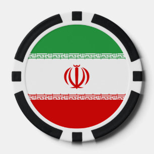 Iran Flag Poker Chips