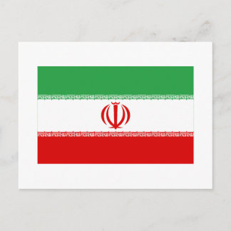 Iran Flag Postcard