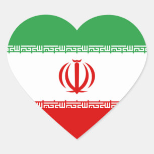 iran heart sticker