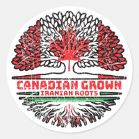 Iran Iranian Canadian Canada Tree Roots Flag