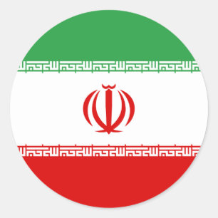 Iran (Iranian) Flag Classic Round Sticker