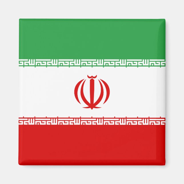 Iran (Iranian) Flag Magnet (Front)