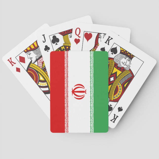 Iran (Iranian) Flag Playing Cards (Back)