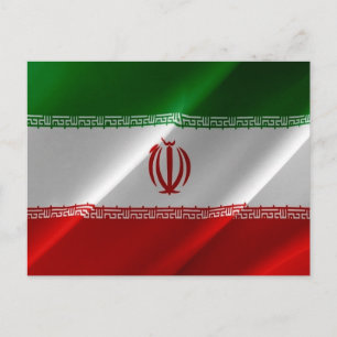 Iran - Iranian flag - Postcard