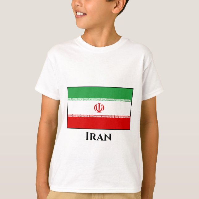Iran (Iranian) Flag T-Shirt (Front)