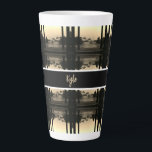 Iran Isfahan chehel sotun palace 1970 Latte Mug<br><div class="desc">Iran Isfahan chehel sotun palace 1970</div>