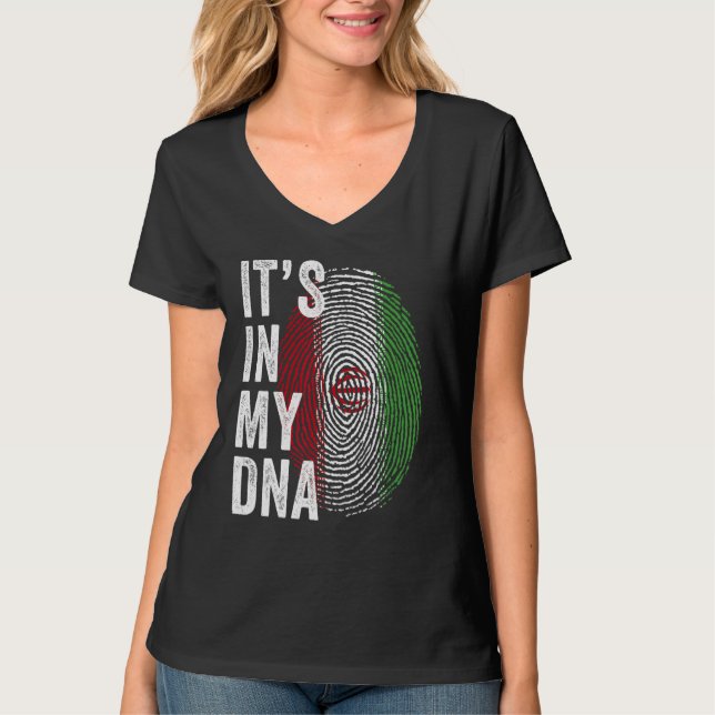 Iran It's In My DNA Cute Iranian Fingerprint Iran  T-Shirt (Front)