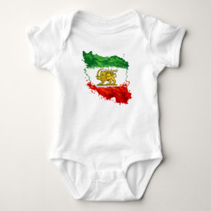 Iran Lion & Sun Baby   Persian Shir o Khors Bodysuit