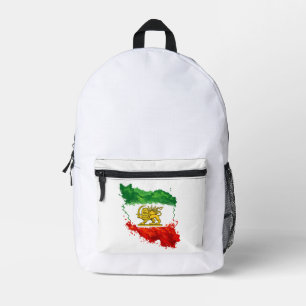 Iran Lion & Sun Backpack Persian Shir o Khorshid