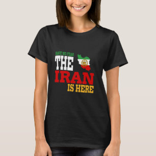 Iran Lion Sun Flag,Iran,Persian,Iran map,Flag of I T-Shirt