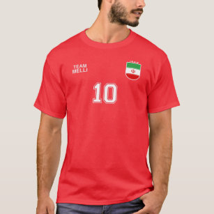 Iran National Football Team Soccer Retro T-Shirt