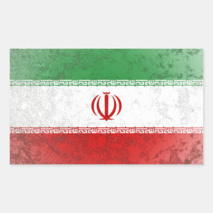 Iran Rectangular Sticker