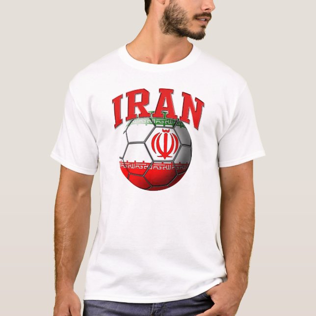 Iran Soccer Ball T-Shirt (Front)