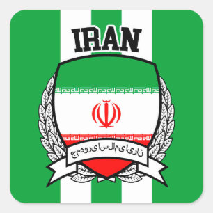 Iran Square Sticker