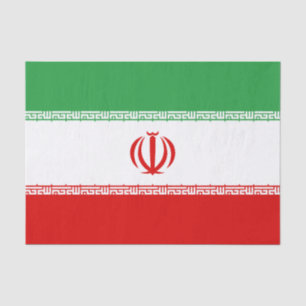 Iran tissue paper, Iranian Flag tissue paper