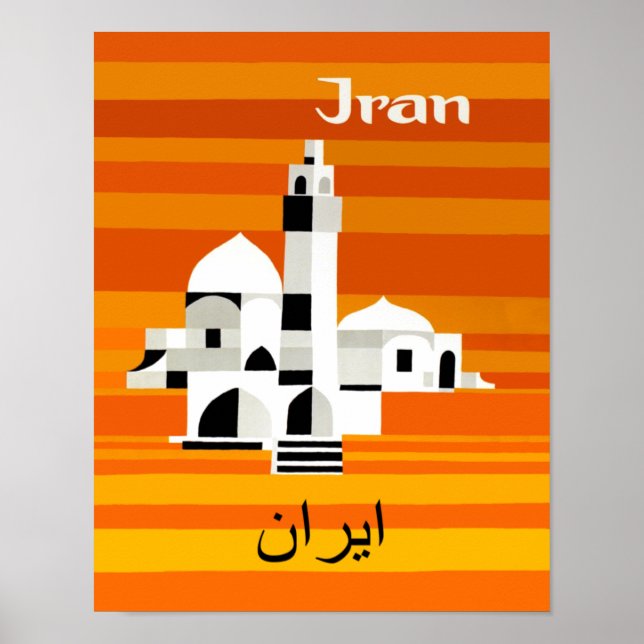 Iran travel poster (Front)