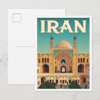Iran Vintage Travel  Postcard
