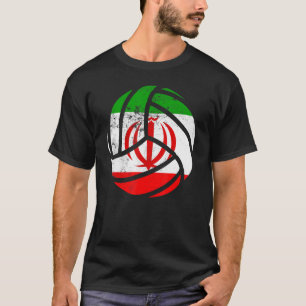 Iran Volleyball Iranians Flag Volleyball Men Wome T-Shirt