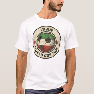 Iran World Cup 2026 Vintage Retro Soccer T-Shirt