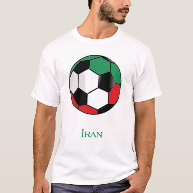 Iran World Cup Soccer T-Shirt (Front)