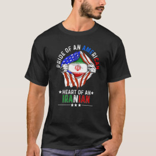 Iranian American America Pride Foreign Country Ira T-Shirt