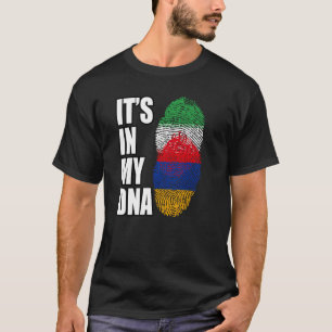 Iranian And Armenian Mix DNA Flag Heritage T-Shirt