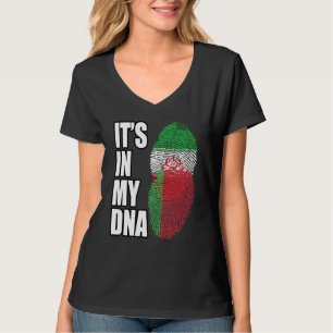 Iranian And Belarusian Mix DNA Flag Heritage T-Shirt
