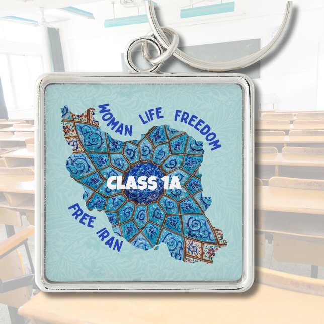 Iranian Christmas Gifts in Bulk for Students Blue Key Ring (Iranian Christmas Gifts in Bulk for Students)