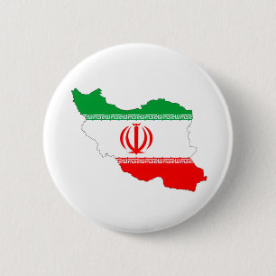 Iranian Flag 6 Cm Round Badge