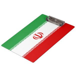 Iranian Flag (Iran) (Persian) Clipboard