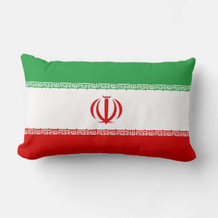 Iranian Flag (Iran) (Persian) Lumbar Cushion