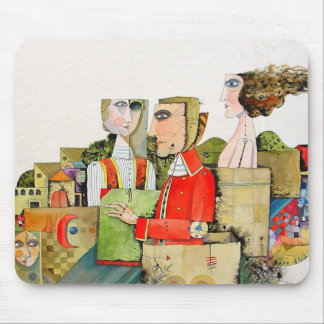 Iranian modern art mouse pad