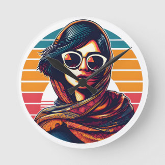Iranian woman - Iran Round Clock